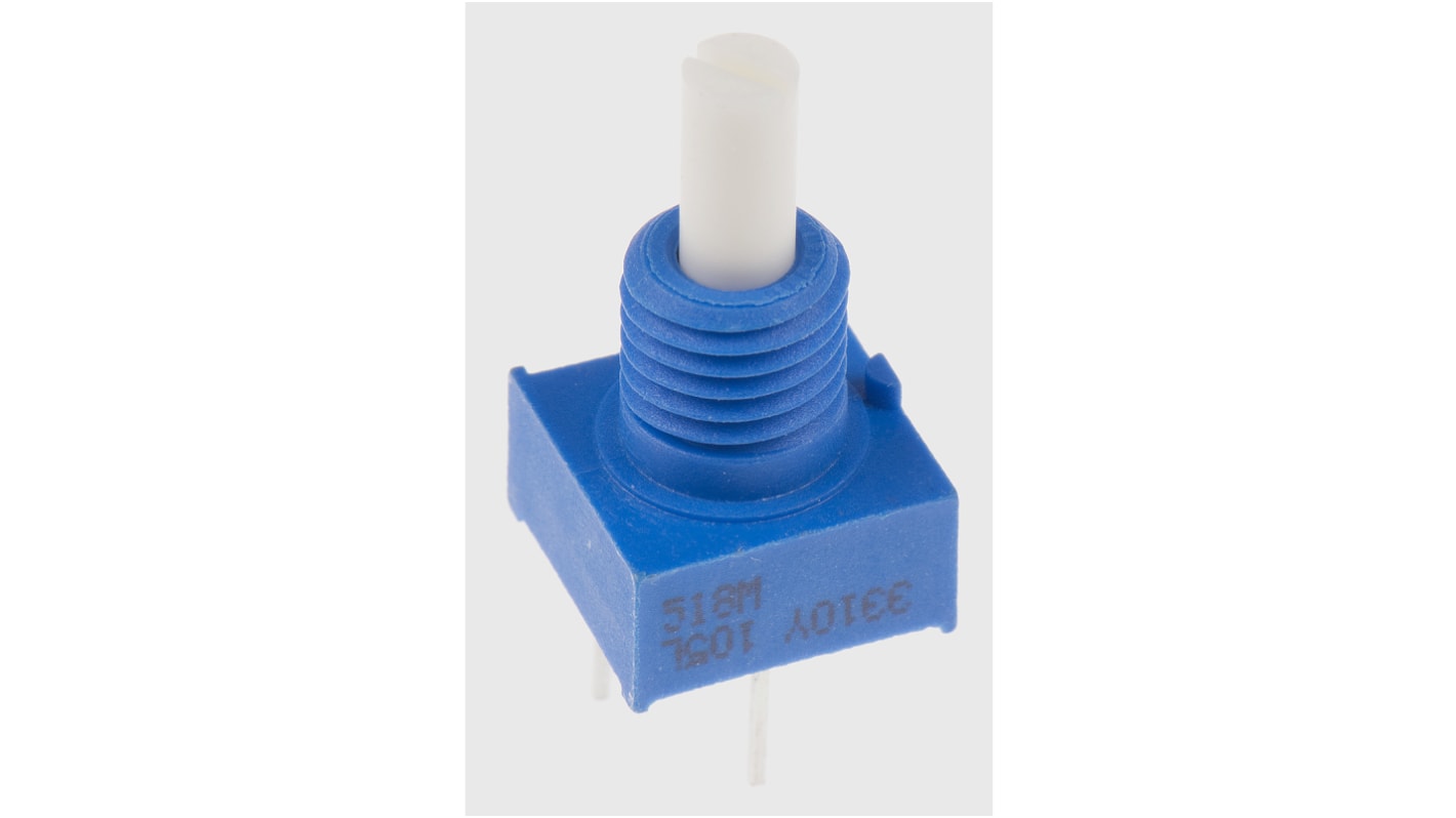 Bourns 3310 THT, Tafelmontage  Dreh Potentiometer 1MΩ ±20% / 0.25W , Schaft-Ø 3,18 mm