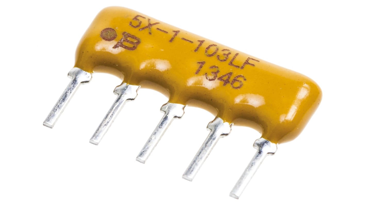 Bourns 抵抗アレイ, 680Ω, 0.63W, ±2%, 素子数：4
