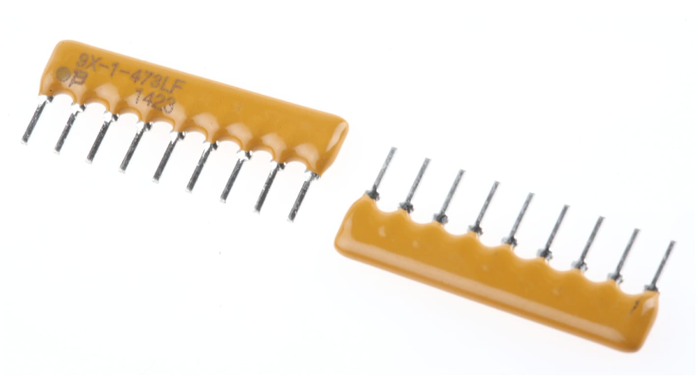 Bourns, 4600X 47kΩ ±2% Bussed Resistor Array, 8 Resistors, 1.13W total, SIP, Through Hole