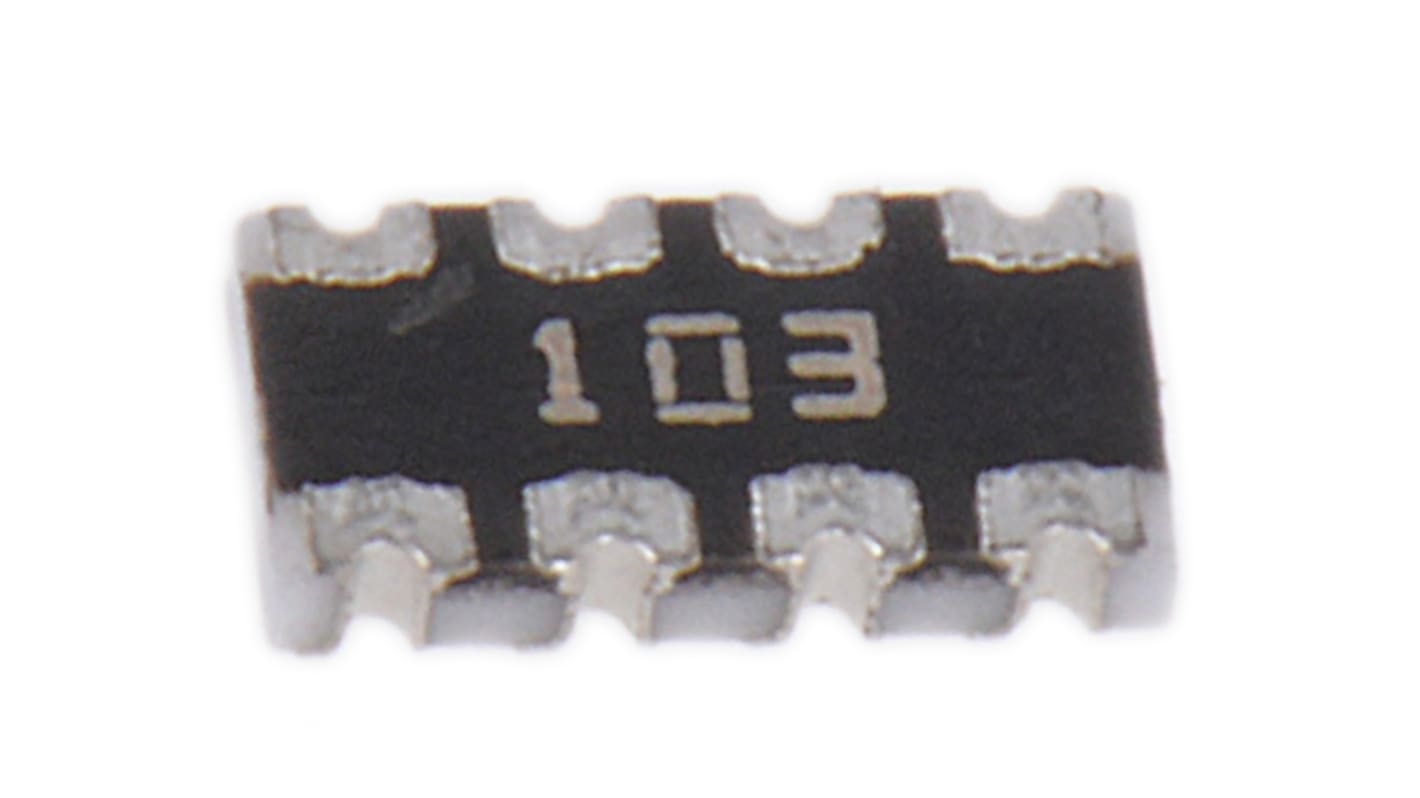 Bourns 抵抗アレイ, 10kΩ, 0.25W, ±5%, 素子数：4