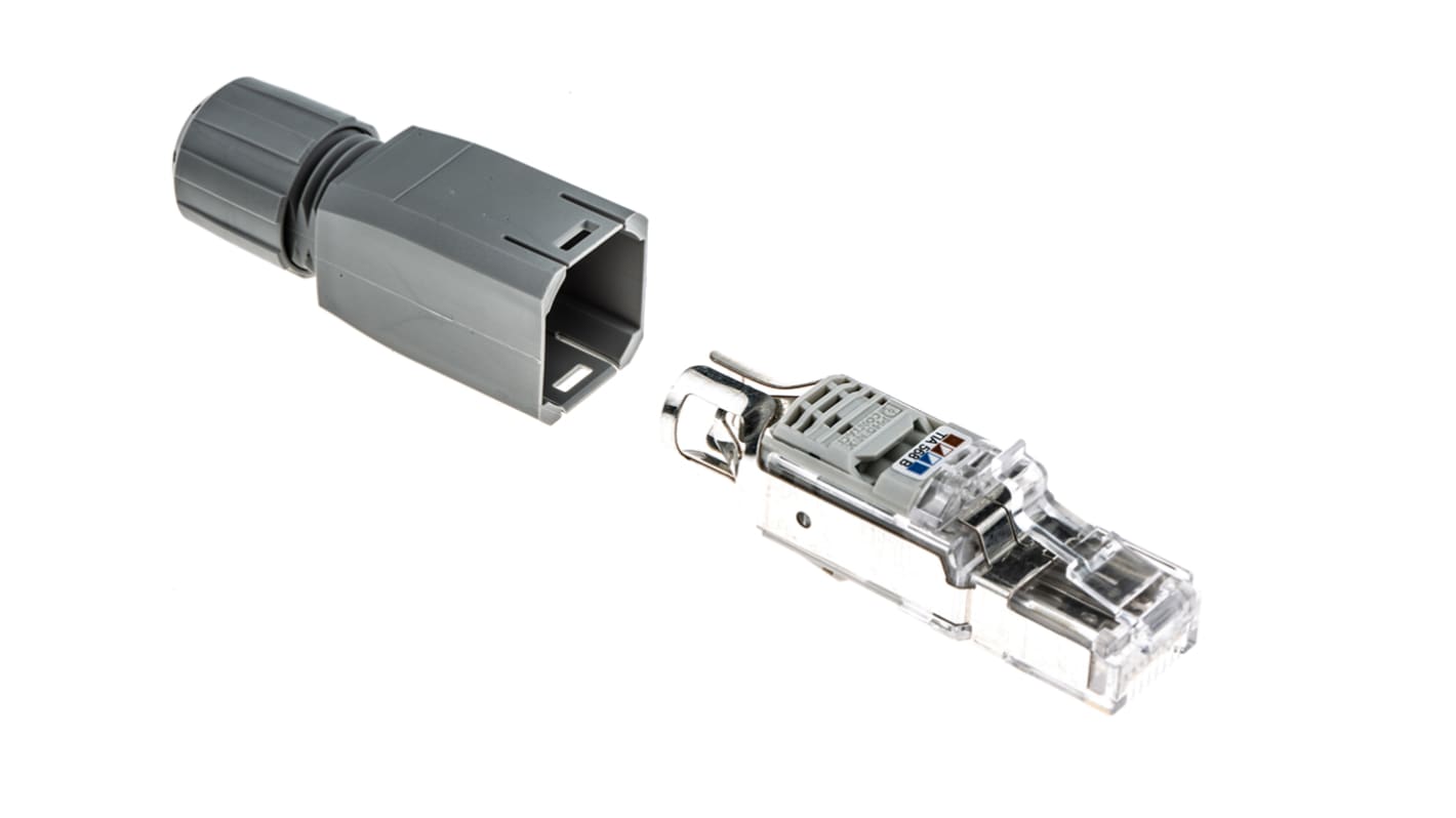 Phoenix Contact QUICKON Series Male RJ45 Connector, Cable Mount, Cat5 Straight 8 -Way