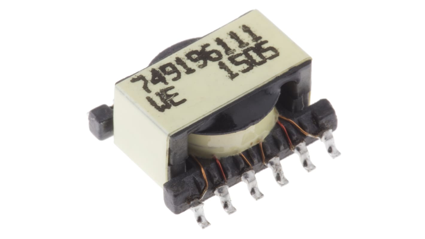 Wurth Elektronik Surface Mount Pulse Transformer 1:1:1:1:1:1 Turns Ratio