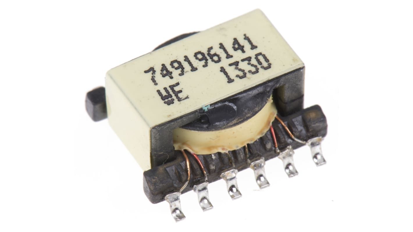 Wurth Elektronik Pulse Transformer 1:1:1:1:1:1 Turns Ratio