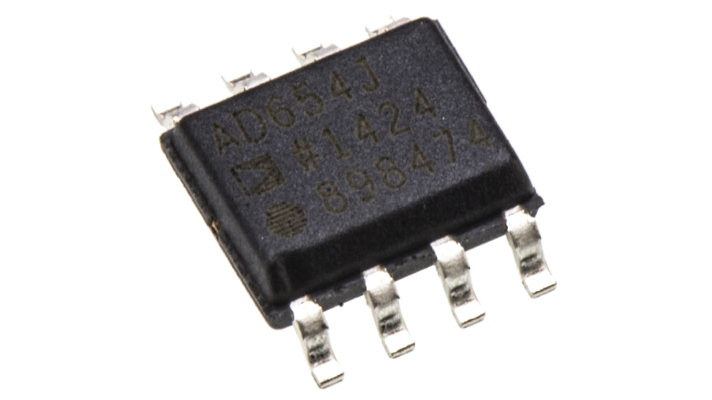 AD654JRZ, Voltage to Frequency Converter, Non-Synchronous, 500kHz ±0.4%FSR, 8-Pin SOIC