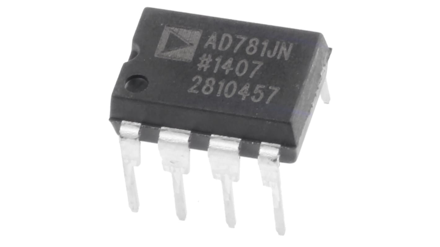 AD781JNZ, Sample & Hold Circuit, 0.7μs Dual Power Supply, 8-Pin PDIP