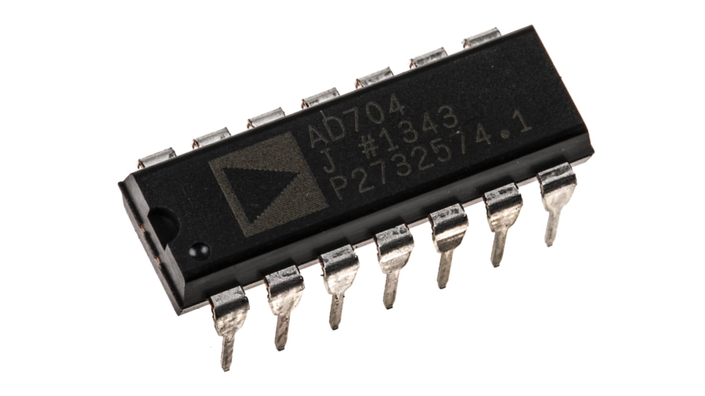 Analog Devices Operationsverstärker THT PDIP, biplor typ. ±15V, 14-Pin