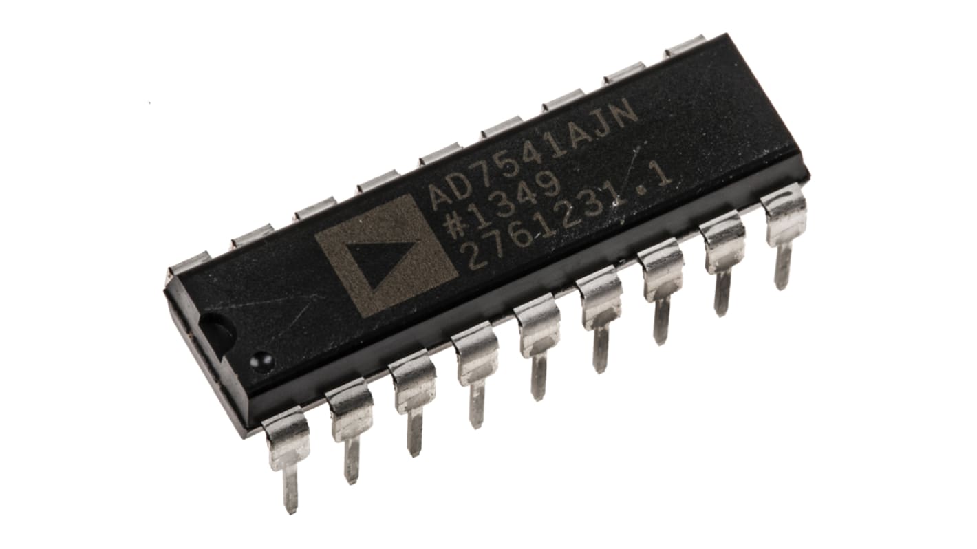 Analog Devices, DAC 12 bit- ±8LSB Parallel, 18-Pin PDIP