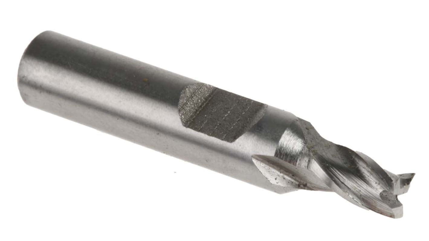 RS PRO End Mill, 4mm Cutter, HSCo, 6 mm Shank, 6.5mm Cut