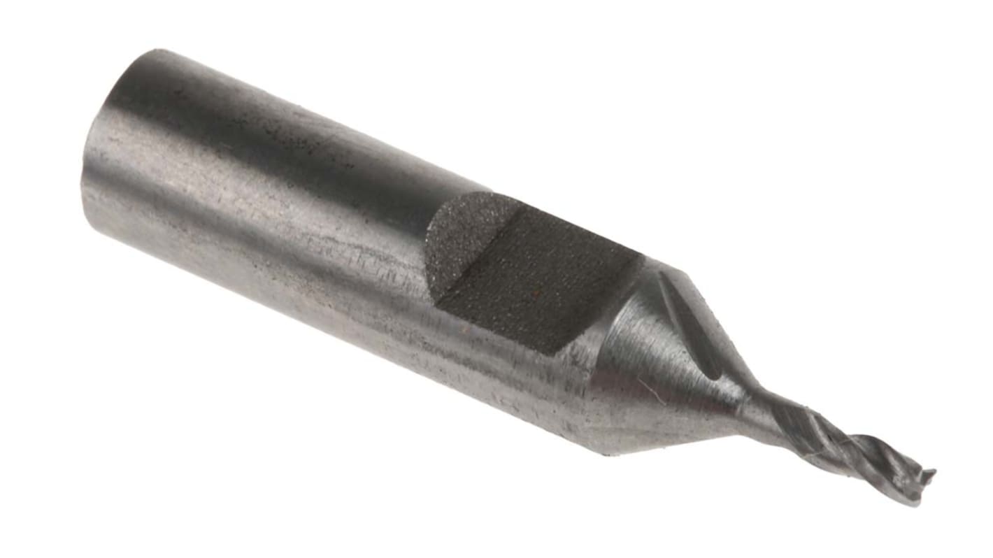 RS PRO End Mill, 1.5mm Cutter, HSS, 6 mm Shank, 4mm Cut