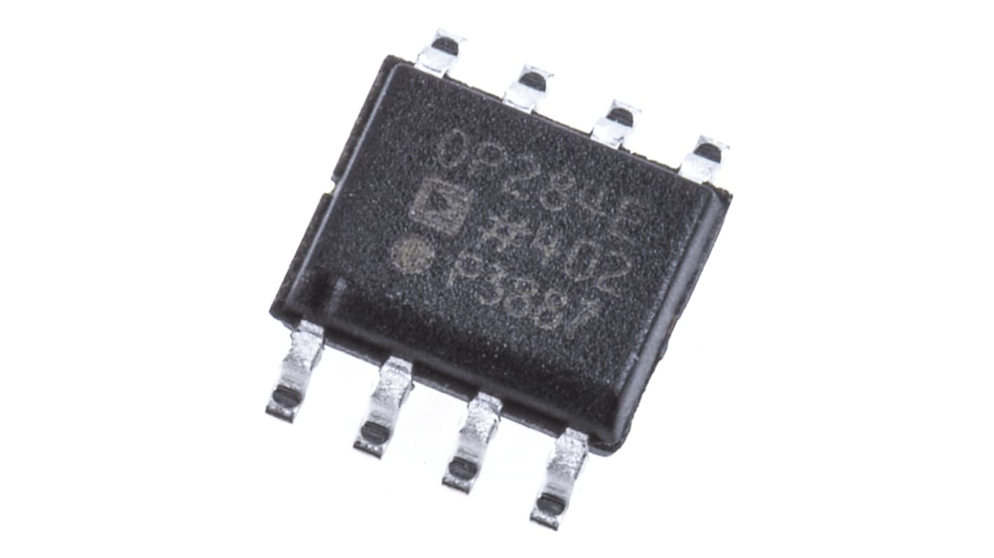 OP284ESZ Analog Devices, Op Amp, RRIO, 3.25MHz, 5 → 28 V, 8-Pin SOIC