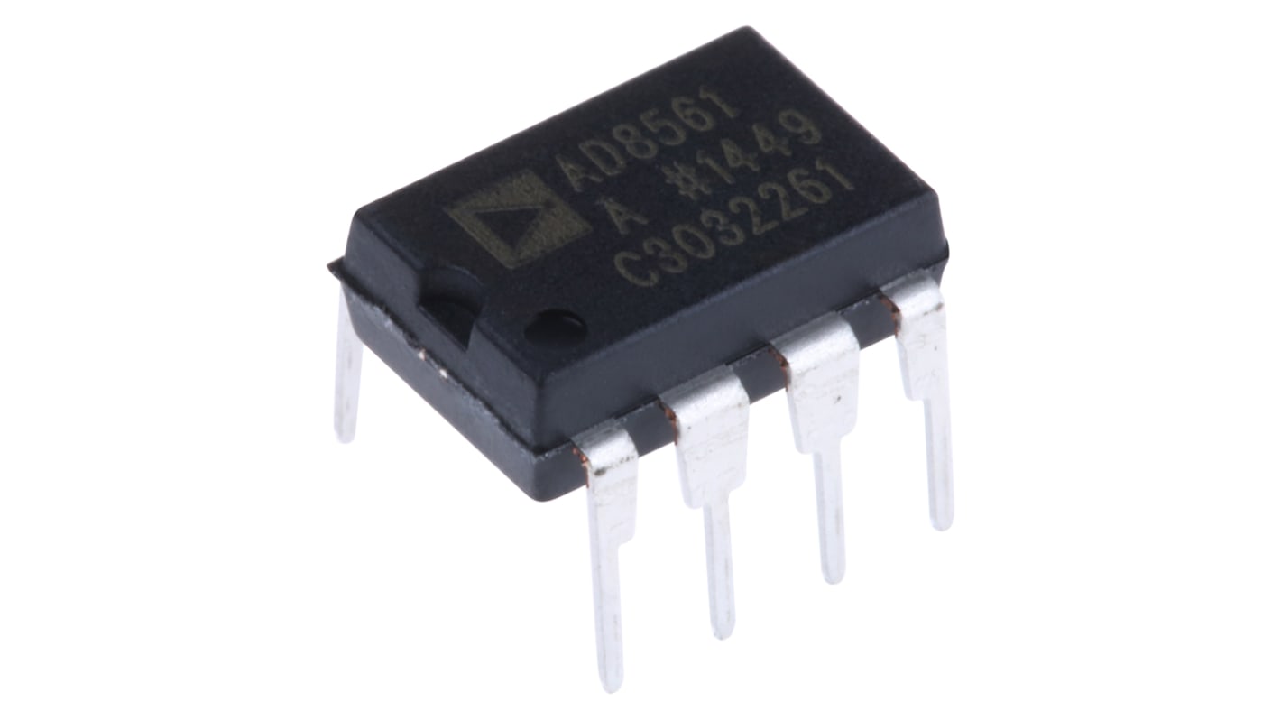 AD8561ANZ Analog Devices, Comparator, Complementary O/P, 5 V, 9 V 8-Pin PDIP