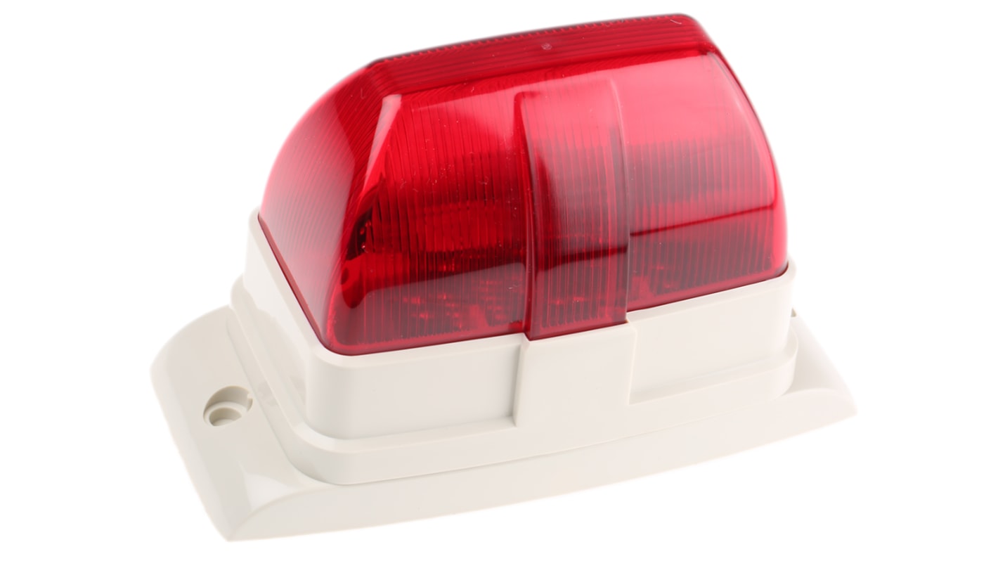 ABUS Security-Center Alarm-Signalleuchte Blitzleuchte Rot 12V 175 x 110 x 75mm