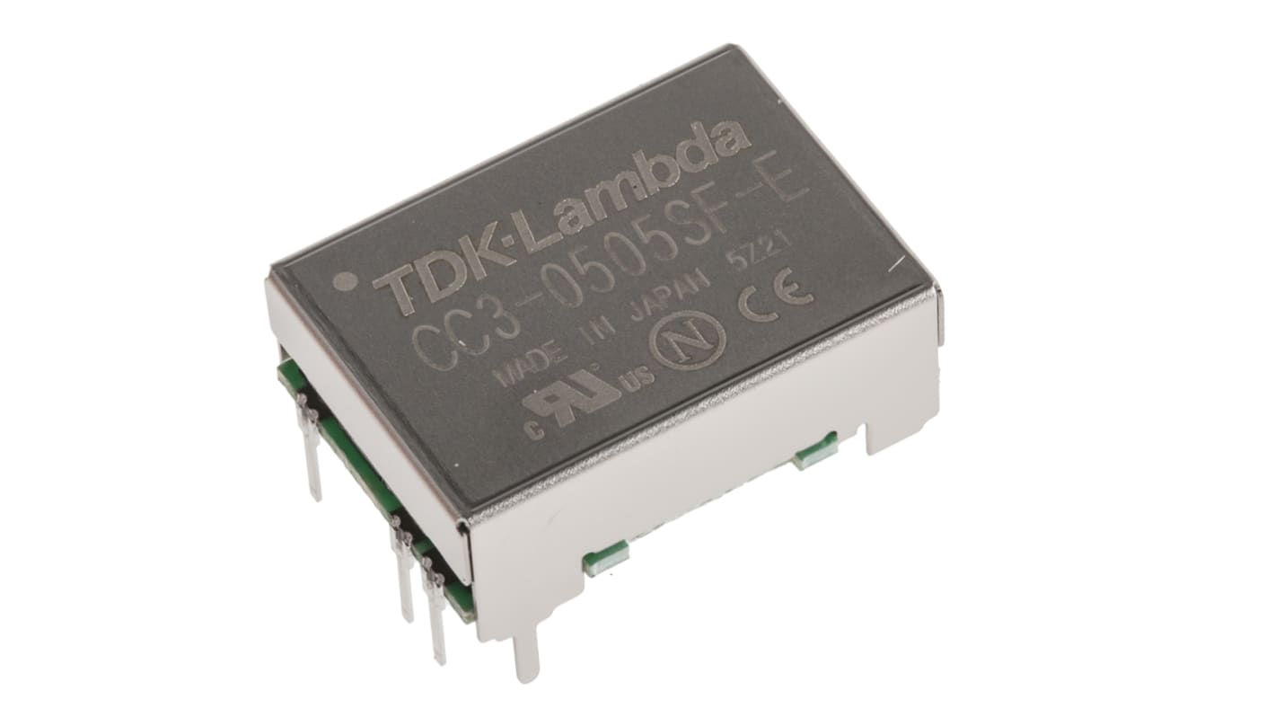 CC3-0505SF-E | TDK-Lambda DC-DCコンバータ 4.5→ 9 V dc To 5V CC3-0505SF-E | TDK-Lambda DC-DCコンバータ 4.5→ 9 V dc To 5V