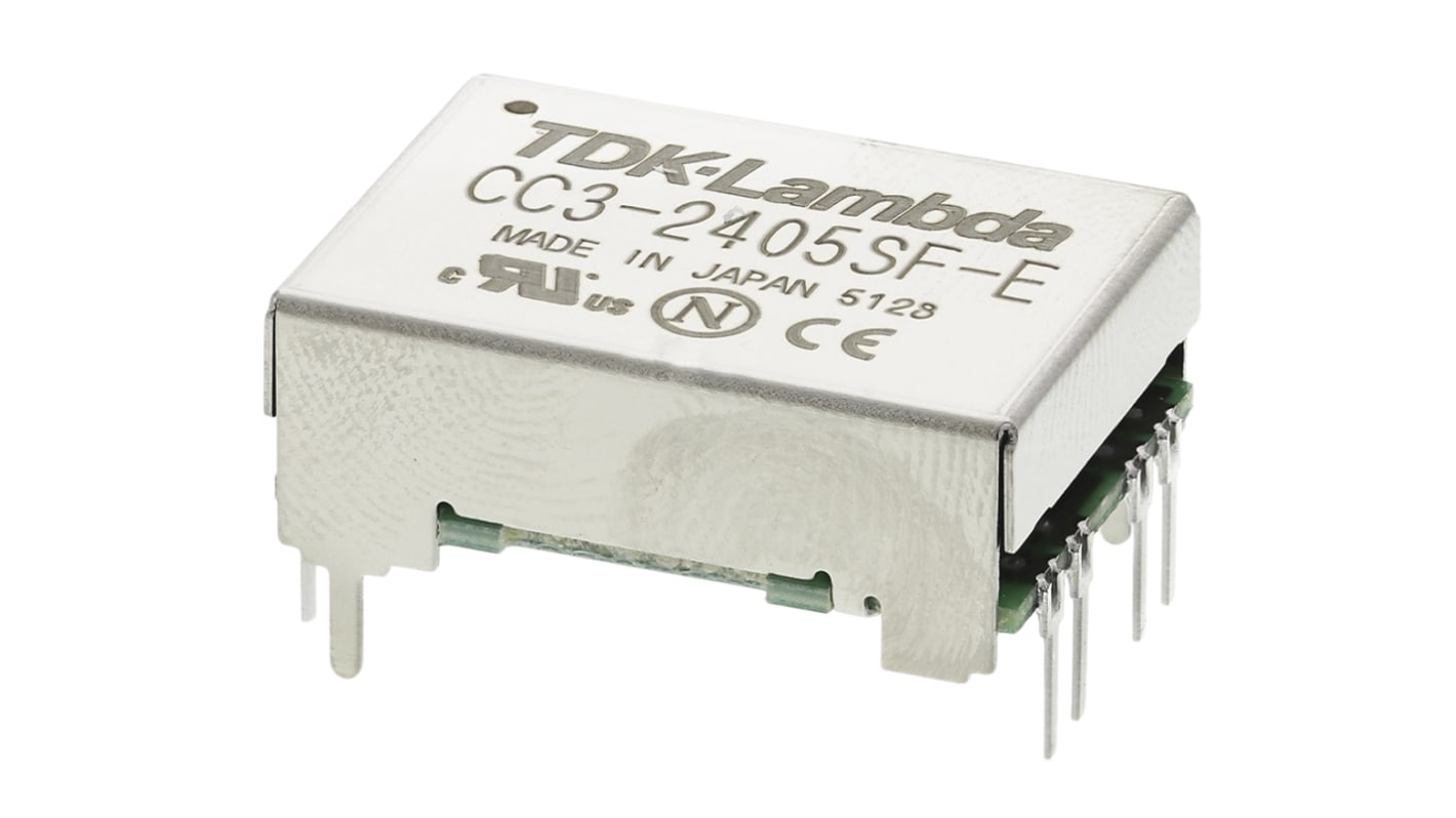 CC3-2405SF-E | TDK-Lambda DC-DCコンバータ 18→ 36 V dc To 5V CC3-2405SF-E | TDK-Lambda DC-DCコンバータ 18→ 36 V dc To 5V