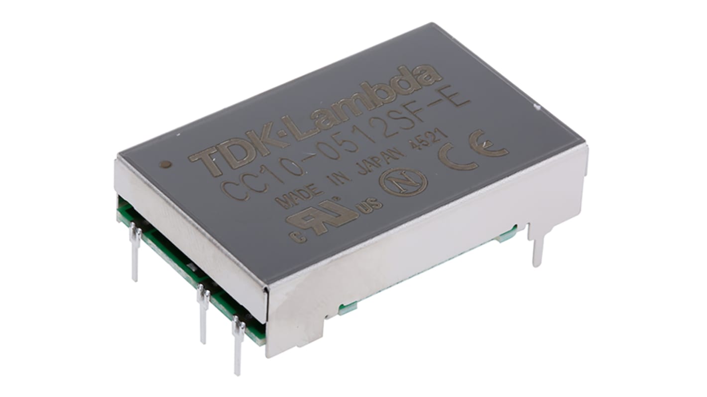 Przetwornica DC-DC, 10W, Uwe 4.5 → 9 V dc, Uwy 12V dc, Iwy 800mA, TDK-Lambda