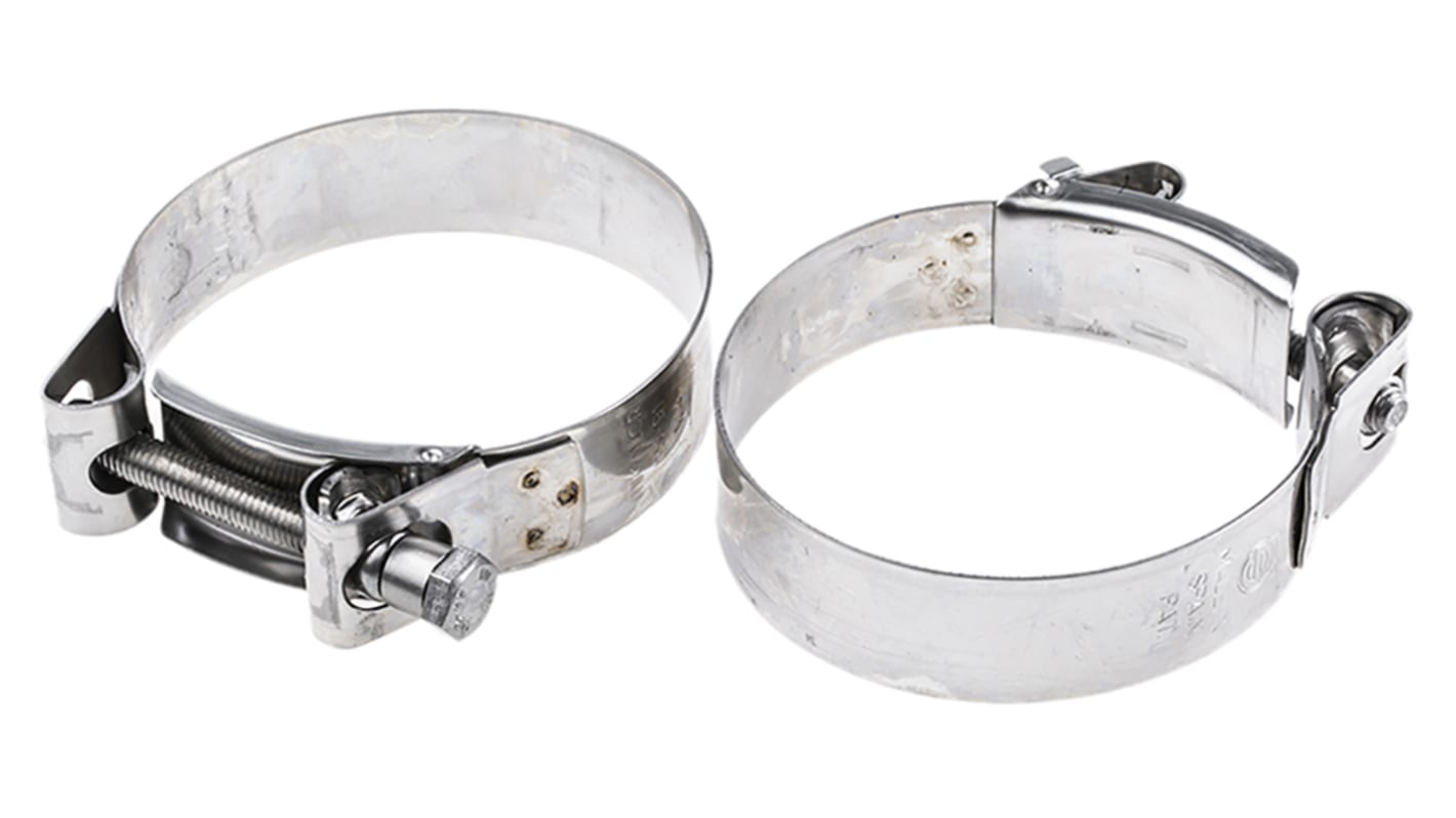 MIKALOR Stainless Steel Hex Screw Bolt Drive, 25mm Band Width, 85 → 91mm ID