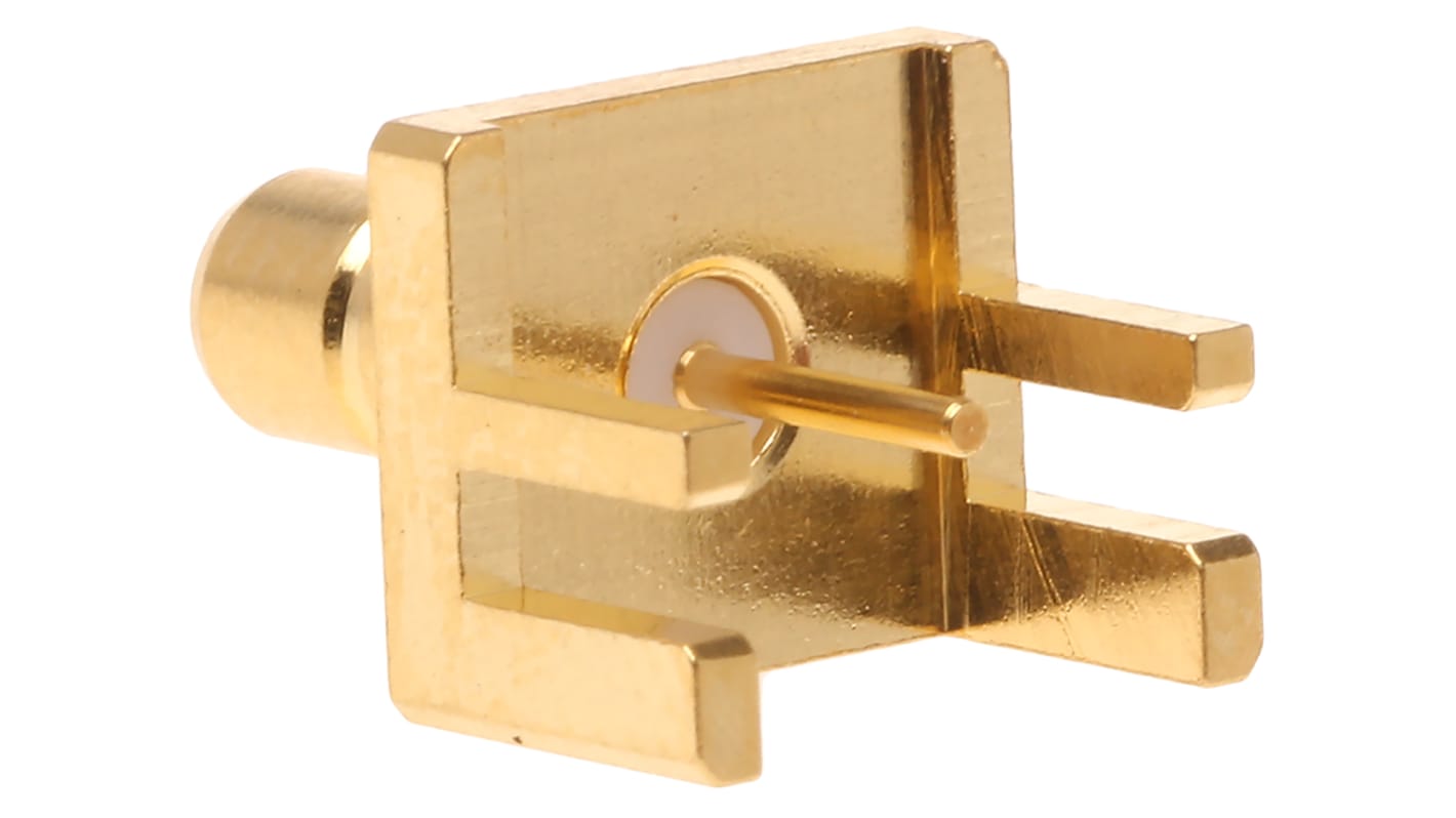 Connettore coassiale Ad angolo retto RS PRO, Femmina, 50Ω, Montaggio a pannello