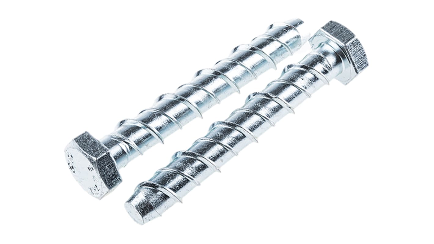 Śruba kotwiąca dł 75mm Stalowe Ø 12mm RS PRO Śruba kotwiąca typu Ankerbolt
