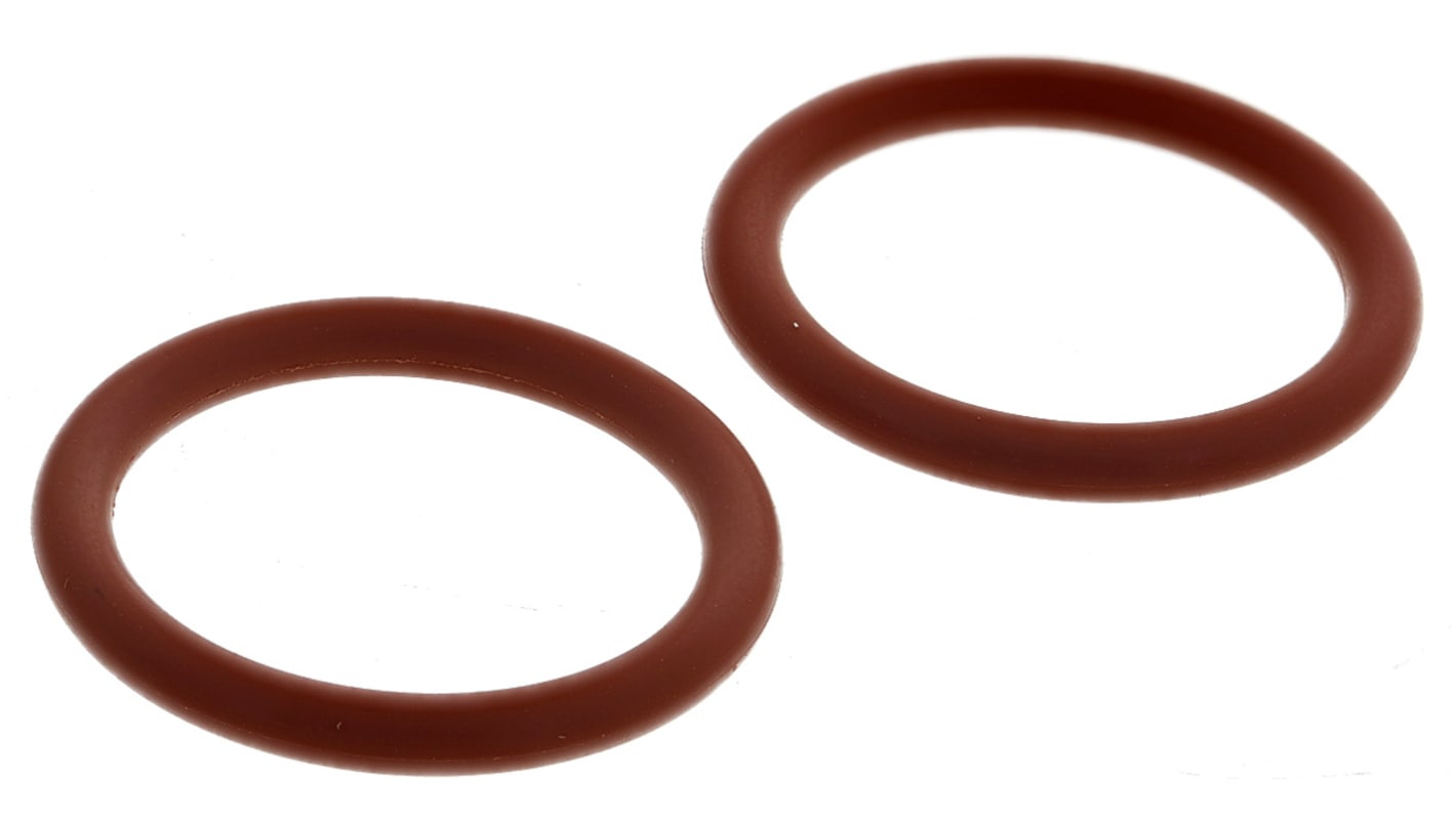 RS PRO O-Ring Silikon, Innen-Ø 18.72mm / Außen-Ø 15/16Zoll, Stärke 2.62mm