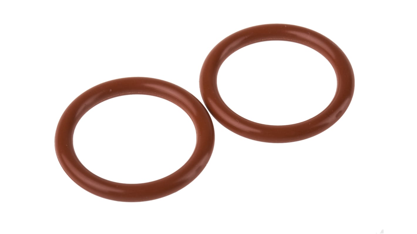 RS PRO Silicone O-Ring O-Ring, 23.4mm Bore, 1 3/16in Outer Diameter