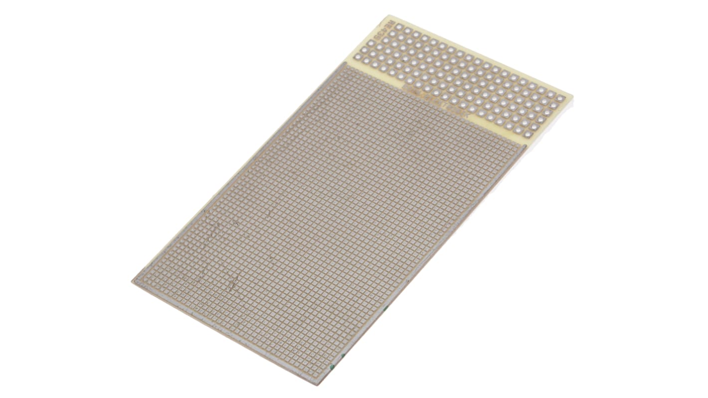RE435-LF, Dobbeltsidet Udvidelseskort PCB Prototype Board FR4, 95 x 53 x 0.7mm