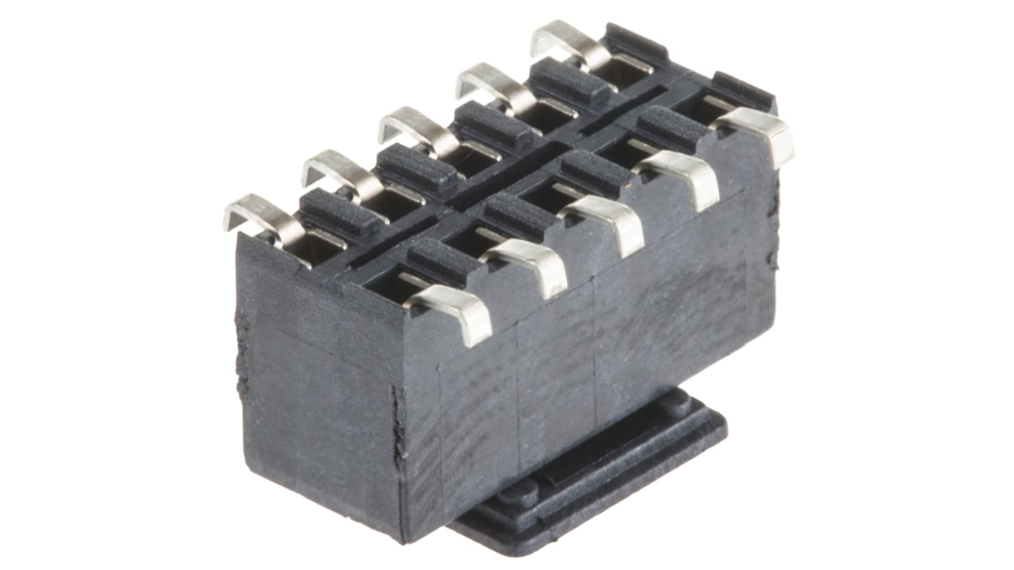 Gniazdo PCB 10 -pinowe 2 -rzędowe raster: 2.54mm Listwa gniazdowa Proste SMD