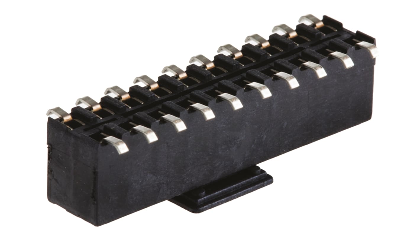 Gniazdo PCB 20 -pinowe 2 -rzędowe raster: 2.54mm Listwa gniazdowa Proste SMD