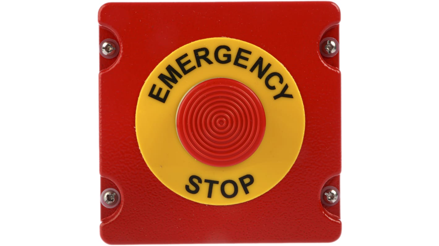 Craig & Derricott EMSH Series Pull Release Emergency Stop Push Button, Surface Mount, SPDT, IP65