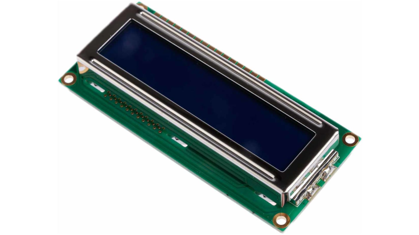 Displaytech 段码液晶屏, 2行16个字符, 字符高5.6mm, 可视区域65 x 15mm
