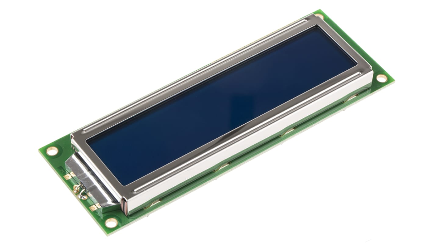Displaytech 段码液晶屏, 2行16个字符, 字符高9.7mm, 可视区域99 x 24mm