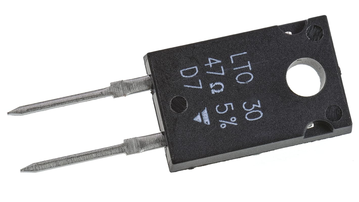 Vishay 47Ω Thick Film Resistor 30W ±5% LTO030F47R00JTE3 | RS