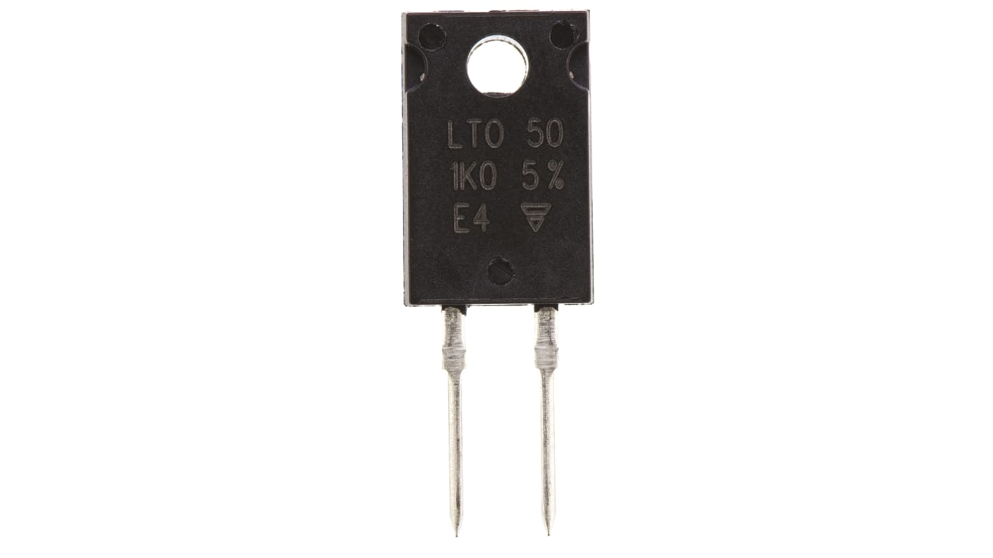 Vishay 厚膜电阻, 1kΩ, 50W, ±5%容差, ±150ppm/°C, TO-220, LTO50系列