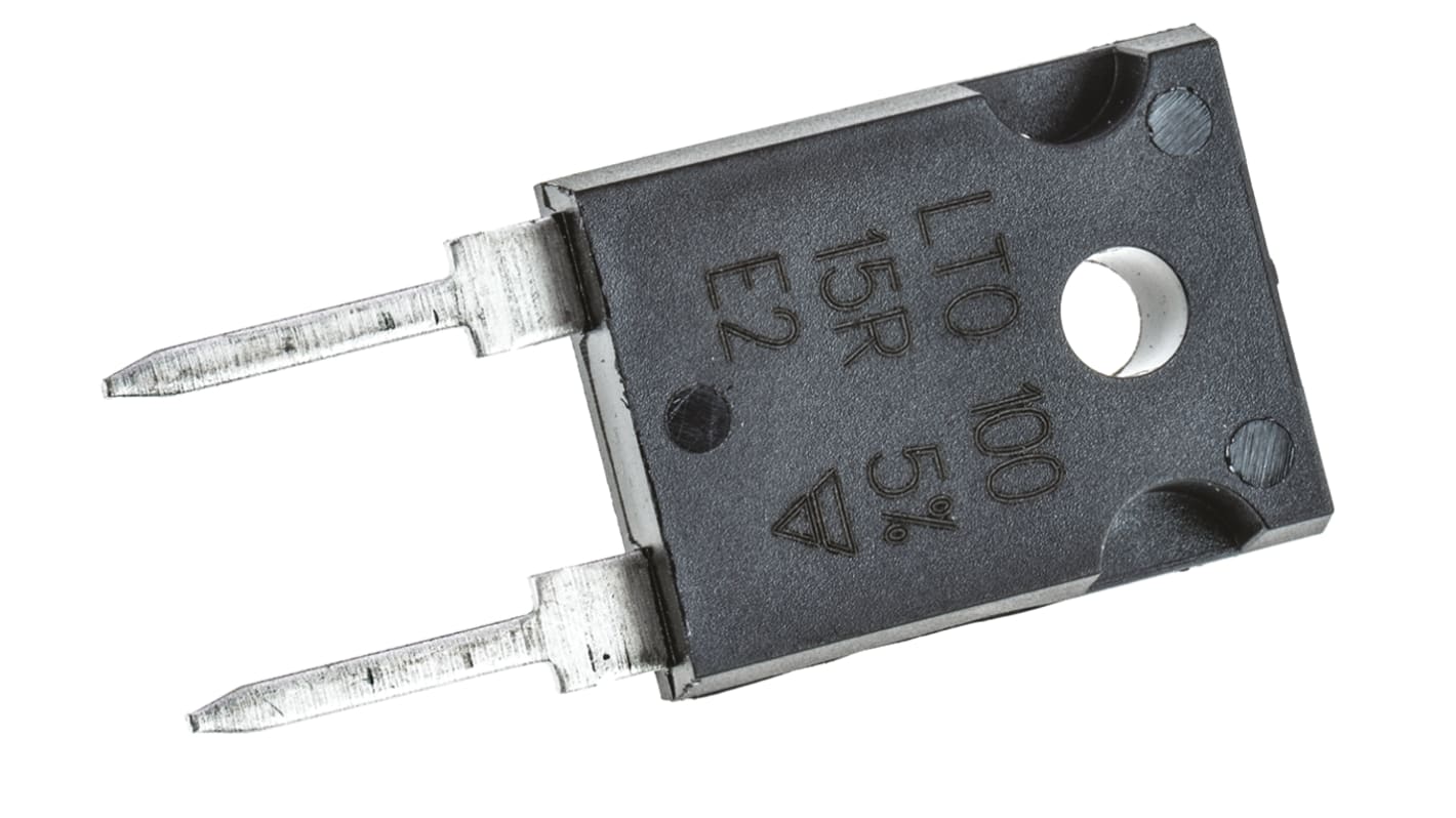 Vishay 15Ω Thick Film Resistor 100W ±5% LTO100F15R00JTE3