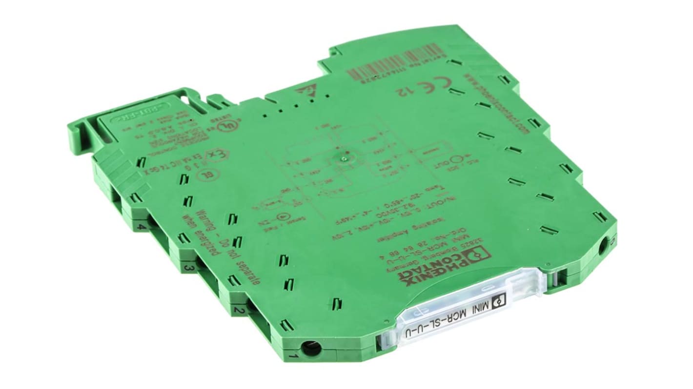 Phoenix Contact 3RS7002 Series Signal Conditioner, Voltage Input, Voltage Output, 19.2 → 30V dc Supply