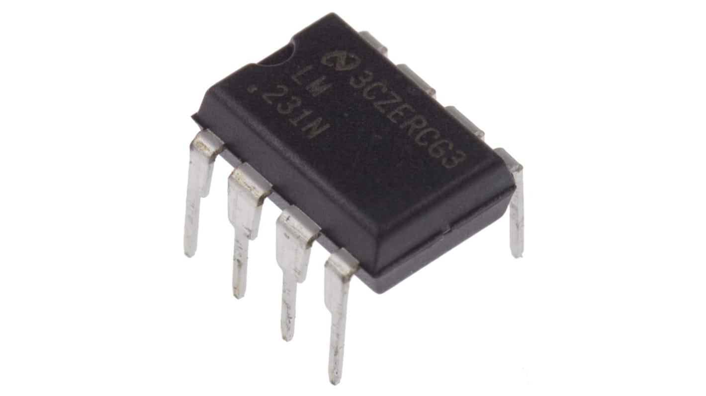 LM231N/NOPB, Voltage to Frequency Converter 100kHz ±0.14%FSR, 8-Pin MDIP