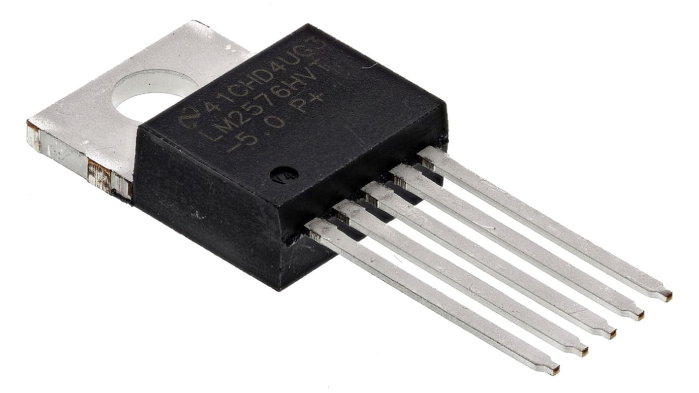 Texas Instruments, LM2576HVT-5.0/NOPB Step-Down Switching Regulator, 1-Channel 3A 5-Pin, TO-220