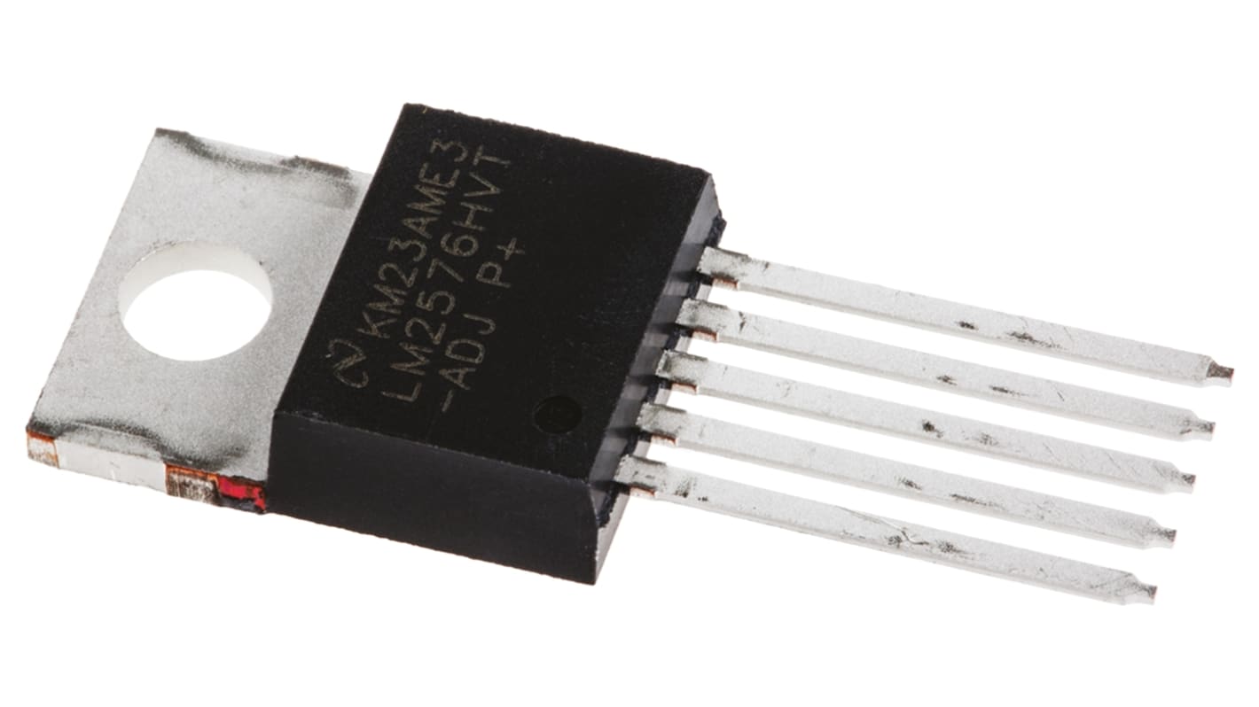 Texas Instruments, LM2576HVT-ADJ/NOPB Step-Down Switching Regulator, 1-Channel 3A Adjustable 5-Pin, TO-220