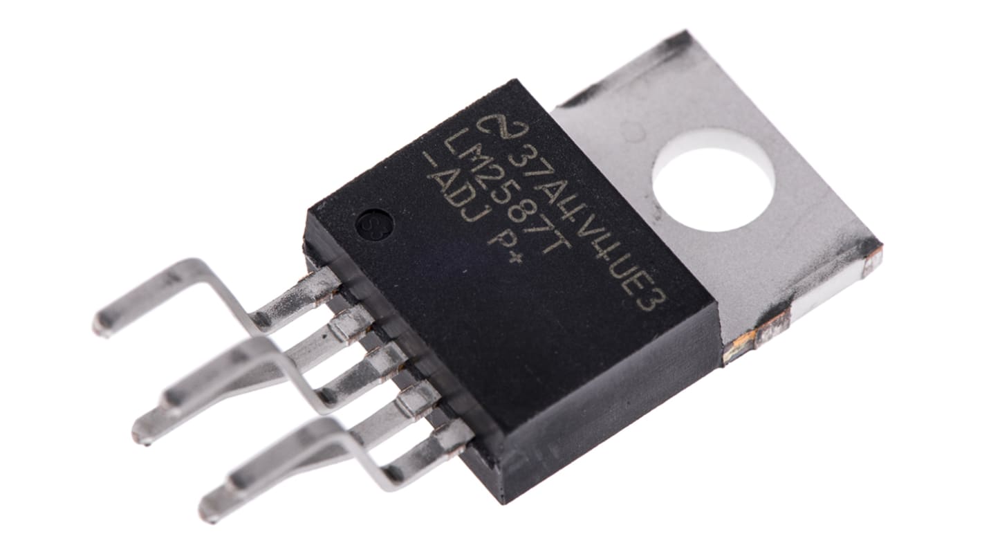 Texas Instruments LM2587T-ADJ/NOPB, Boost Converter, Step Up Adjustable, 115 kHz 5-Pin, TO-220