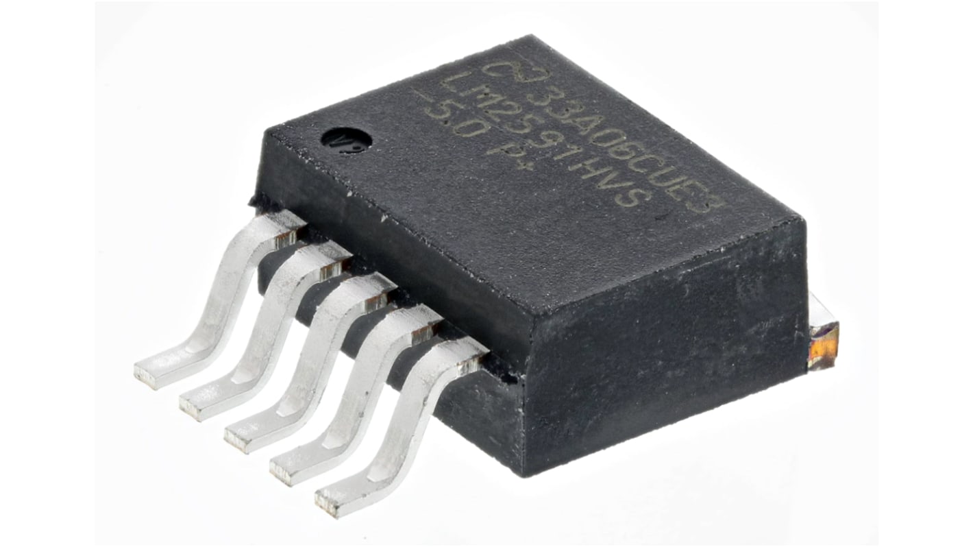 Texas Instruments, LM2591HVS-5.0/NOPB Step-Down Switching Regulator, 1-Channel 1A 5-Pin, D2PAK