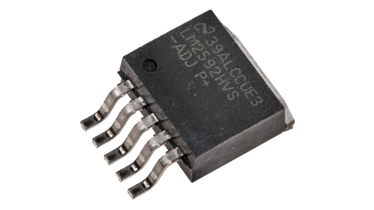 Texas Instruments, LM2592HVS-ADJ/NOPBStep-Down Switching Regulator, 1-Channel 2A Adjustable 5-PinD2PAK