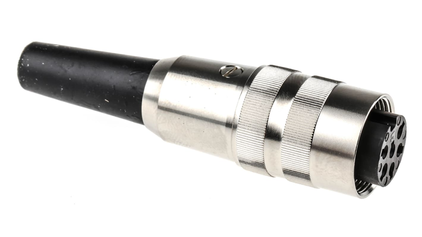 Connettore DIN Lumberg, serie KV, 6 poli, Femmina, IP40, 5A, 250 V c.a., DIN EN 60529