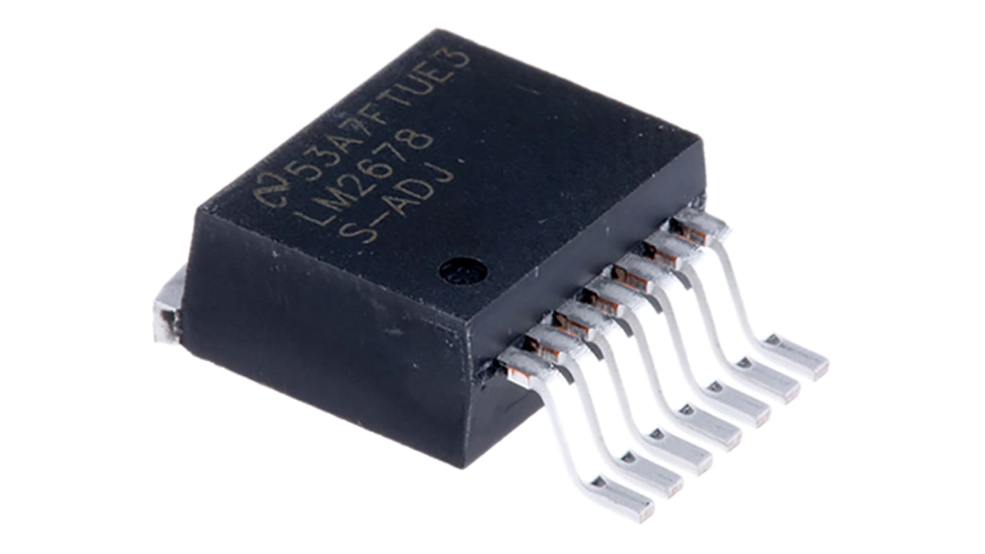 Texas Instruments 可调降压转换芯片, 8 V至40 V输入, 1.2 V至37 V输出, 最大5A输出, 贴片安装, D2PAK (TO-263)封装