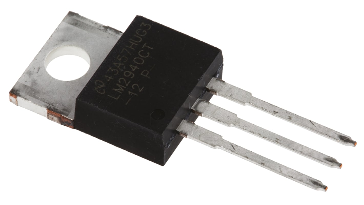 Texas Instruments LDO稳压芯片, 12 V输出, 1A最大输出, 单路输出, TO-220, 通孔, 3针
