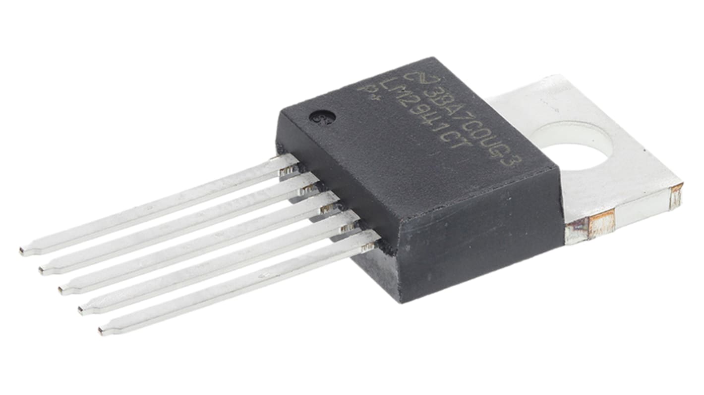 Texas Instruments LDO稳压芯片, 5 → 20 V输出, 1A最大输出, 单路输出, TO-220, 5针, 通孔安装, 0 °C→+125 °C