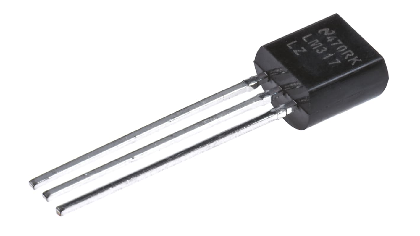 Texas Instruments LM317LZ/NOPB, 1 Linear Voltage, Voltage Regulator 100mA, 1.2 → 37 V 3-Pin, TO-92