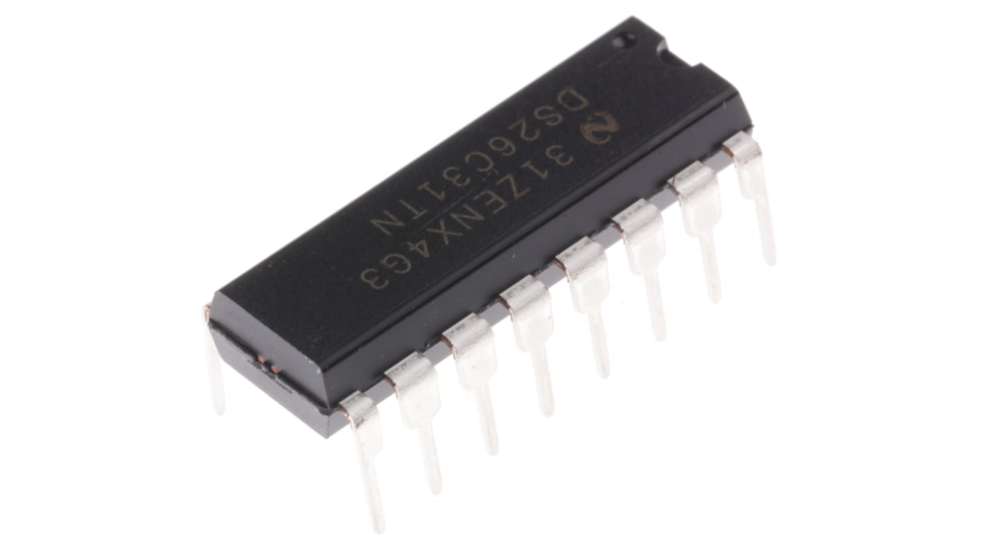 Texas Instruments DS26C31TN/NOPB Quad RS-422 Line Transmitter Differential 5 V, 16-Pin MDIP