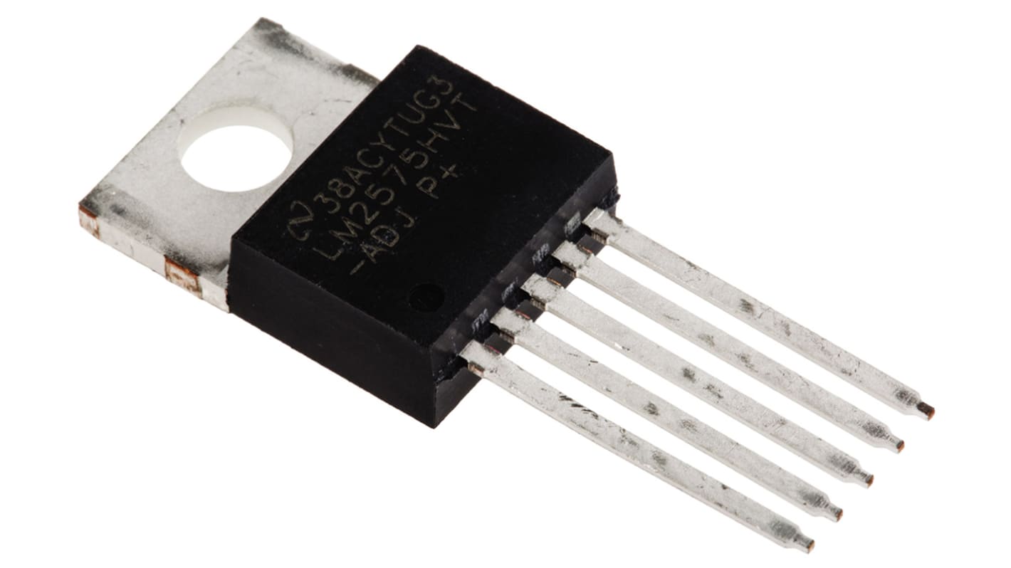 Texas Instruments, LM2575HVT-ADJ/NOPB Step-Down Switching Regulator, 1-Channel 1A Adjustable 5-Pin, TO-220