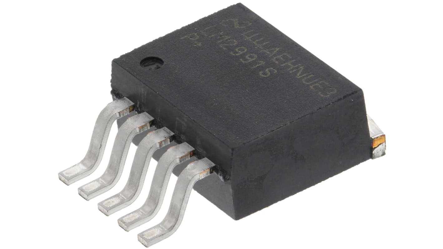 Texas Instruments LDO稳压芯片, -24 → -3 V输出, 1A最大输出, 单路输出, D2PAK (TO-263), 5针, 贴片安装, -40°C→+125 °C