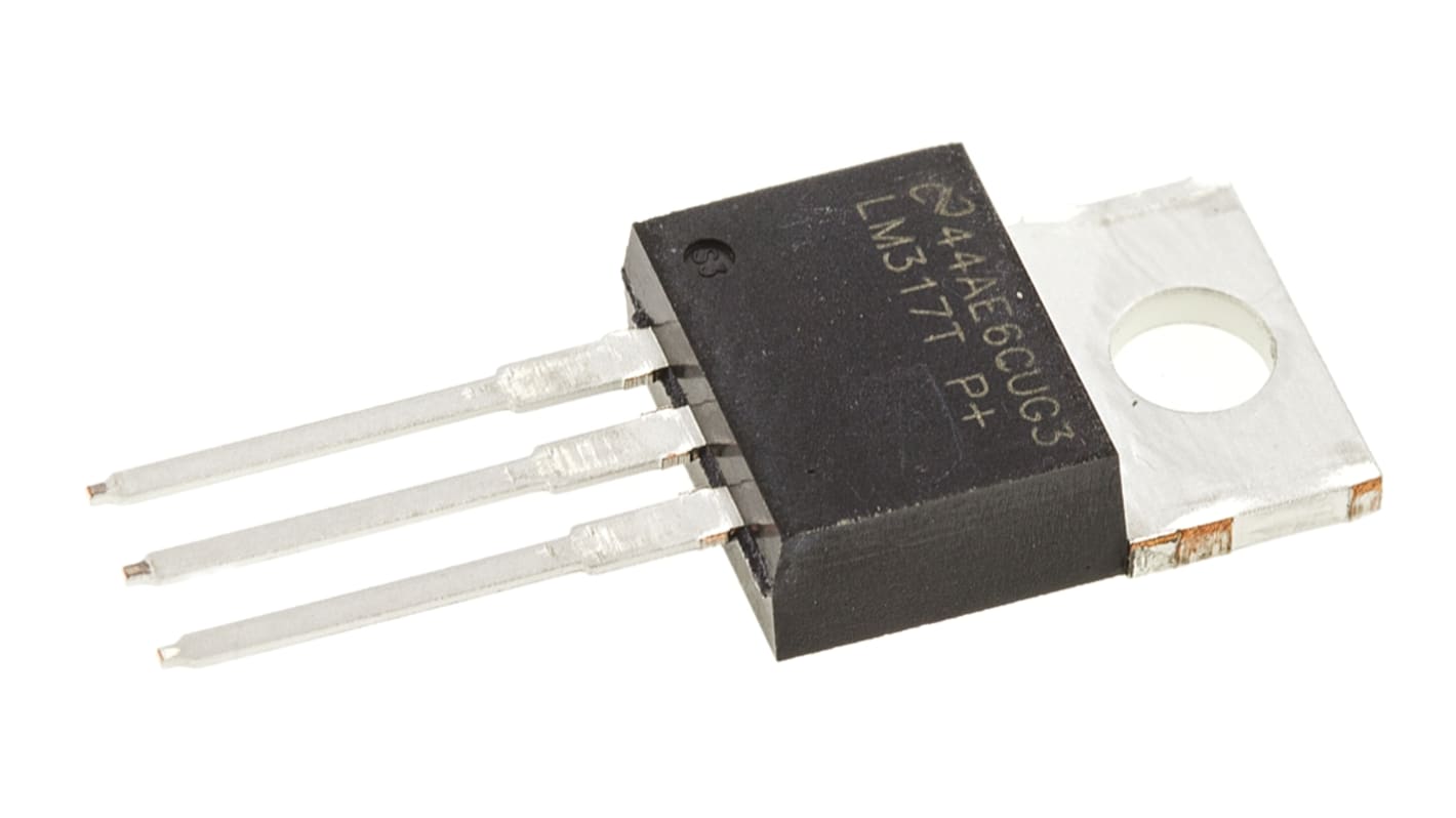 Texas Instruments LM317T/NOPB, 1 Linear Voltage, Voltage Regulator 1.5A, 1.2 → 37 V 3-Pin, TO-220