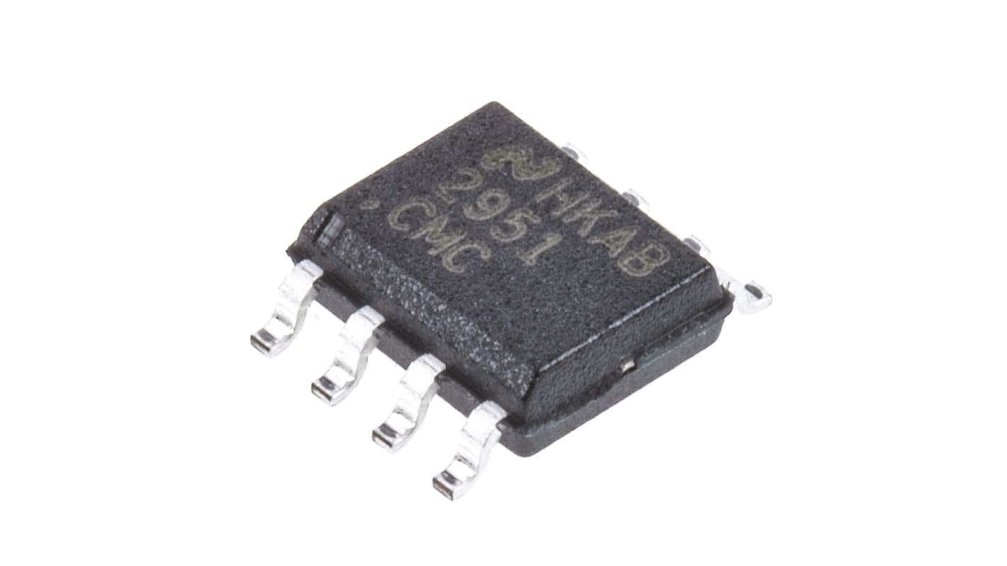 Texas Instruments LDO稳压芯片, 1.24 → 29 V输出, 100mA最大输出, 单路输出, SOIC, 表面贴装, 8针